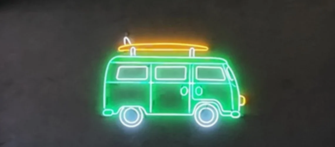 neon van